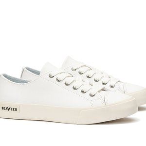 SeaVees | White Crosby Leather Sneaker - Women